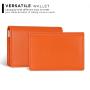 Personalized Pocket Bifold Wallets with Magnetic Closure Sublimation Premium Split Real Reql Leather Mini Business Card Holder