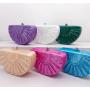 2024 New Single Shoulder Diagonal Cross Half Round Shell Acrylic Bag sac main femm sac
