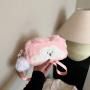 custom animal shape Cartoon cute little squirrel plush bag furry girl doll doll bag shoulder crossbody bag