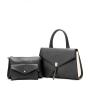 Custom Brand Pure Color Pu Handbags Three Small Women Handbags Single Shoulder Diagonal Cross Bag Girl