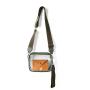 new design full transparent shoulder bag custom Ita bag clear PVC messenger bag for display pins