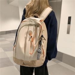 ZF120 Shoulder Bag Men Casual Students Schoolbag Female Fashionable Travel Backpack Waterproof Breathable Wear-resistant