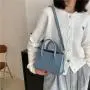 New Designer Handbag Custom Fashionable Contrasting Color Small Square Bag Pu Leather Cross Boy Bag Bolsos De Mujer