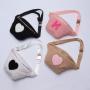 Keymay Outdoor Sports Running Winter  Fuzzy Waist Bags Belt Pouch Teddy Fanny Pack