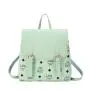 2024 Women's Fashion Small Backpack and Shoulder Bag Printed Contrast Color Bag Lady Style Wholesale