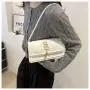 Personalized simple high texture Korean style armpit bag women's bag 2024 summer new stitching shoulder bag woman handbag