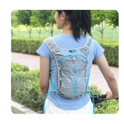 ZF139 Outdoor Nylon Running Backpack Safety Reflective Sports Shoulder Bag Water Bag Cycling Hiking Climbing Bag