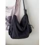 New products large capacity casual neutral nylon bag fashion plain sports crossbody bag simple shoulder bag for women