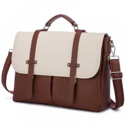 LOVEVOOK Leather Messenger Bag Waterproof Laptop Tote business bag anti-theft shoulder Cute handbags Briefcase Women laptop bags
