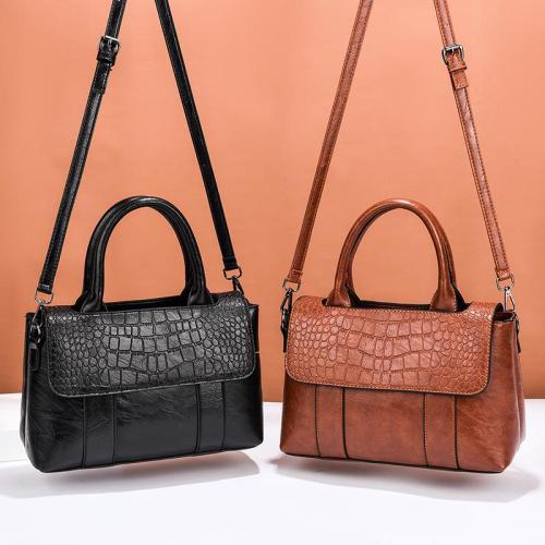 2024 Ladies' Purses Custom Logo PU Leather Handbag Modern Casual Tote Shoulder Crossbody Messenger Bag Handbags for Daily Use