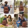 LOVEVOOK Mini Backpack for Women Fashion Quilted Small Backpack Waterproof Daypack Work Travel School mini Leather backpack