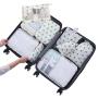 Travel  Bag Set Seven Piece Folding Wash Bag Clothes Storage Bag