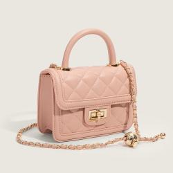 2024 Custom Quilted Vegan Leather Hand Bags For Women Classic Chain Crossbody