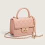 2024 Custom Quilted Vegan Leather Hand Bags For Women Classic Chain Crossbody