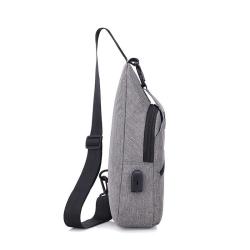 ZX033 Anti-Theft Waterproof Sling Shoulder Bags Outdoor Sports Chest Bag Travel Hiking Men Crossbody Chest Bags for Running