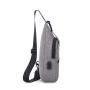 ZX033 Anti-Theft Waterproof Sling Shoulder Bags Outdoor Sports Chest Bag Travel Hiking Men Crossbody Chest Bags for Running