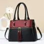 KBW708 Wholesale Hot Women Bags New Fashion Handbags High Quality PU Plaid Color Collision Ladies Single Shoulder Crossbody Bag