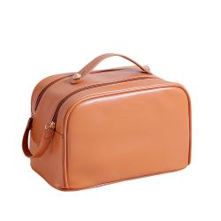 ODM OEM NEW Arrival 2023 Aopiya wholesale costom pu leather portable luxury cosmetic bags cases fashion makeup bag