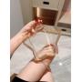 New style fashion star clutch bag evening bags acrylic star shape clear clutch purse bag with chain for women