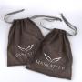 Custom Logo Printed Nylon Mesh Cosmetic Soap Drawstring Bag Mesh Gift Fruits Dust Pouch