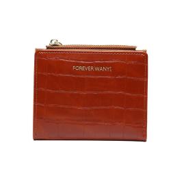 ZR201 2023 Women's wallet Ultra-thin card bag Fashion short small wallet Simple two-fold bag Korean version