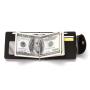 ZHF050 Cross-border Men's Wallet Fashion Wallet Creative Card Bag Men's Work Certificate Flap Buckle Dollar Clip Wholesale