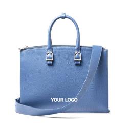 Luxury Large Laptop Work Pu Leather Ladies Tote Bags Vegan Classic Designer Business Custom Logo Women Hand Bags