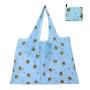 Large Capacity Oxford Folding Shopping Bag 210D Polyester Eco-Friendly Portable Storage Bag for Supermarket Use