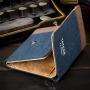 ZR203 Denim Canvas Retro Student Men's Wallet Short Threefold Wallet Men's Change Card Bag Spot Wholesale