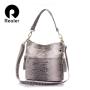REALER wholesale Genuine Leather Crossbody Shoulder Bag Large snake pattern women Hobo Tote Handbags Real ladies Leather bags
