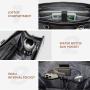 LOVEVOOK 2pcs/set Stylish Fashion black printing shoulder Bag travel business Office Briefcase women PU laptop tote bags
