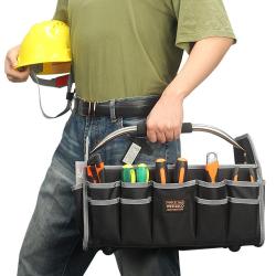 KBW611 Portable Tool Bag Electrician Multi-function Single Shoulder Large Capacity Thickened Canvas Electrician Tool Bag