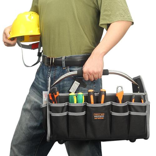KBW611 Portable Tool Bag Electrician Multi-function Single Shoulder Large Capacity Thickened Canvas Electrician Tool Bag