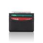 Leather Slim Credit Card Holder Custom Business Minimalist RFID Blocking ID Card Holder Wallet