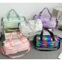 ZF267 Fashion Wet and Dry Gym Bag Women Swimming Yoga Short Lightweight Travel Bag Training Sports Shoulder Crossbody Bag