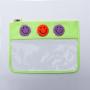 Low MOQ Toiletry DIY Chenille Letter Flat Pouch with Zipper Embroidery  Nylon Clear makeup bags Transparent  PVC Cosmetic Bag