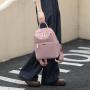ZWY032 Women Fashion Mini Solid Color Backpack Oxford Waterproof Simple Lightweight Shoulder Bag Outdoor Travel Daily Backpack