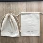 Custom Logo Printed Muslin Cotton Drawstring Bag Muslin Cotton Gift Packaging Pouch