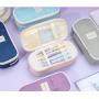 KBW572 Customized Macaron Composite Cloth Pencil Bag Student Multi-functional Fashionable Pencil Case