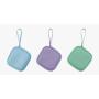 HR386 Modern Minimalist Earphone Storage Bag PU Leather Data Cable Travel Charger Storage Box Portable Jewelry Organizing Bag