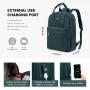 LOVEVOOK Quality Stylish Design Laptop Book bag Anti-theft Travel School Work Laptop Bag with USB Port Laptop Backpack for women