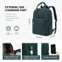 LOVEVOOK Quality Stylish Design Laptop Book bag Anti-theft Travel School Work Laptop Bag with USB Port Laptop Backpack for women
