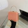 Summer fashion box bag chain handbag transparent diamond crossbody evening bag women bag handbags for young girls sac main femm sac pochette femme