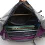 HR477 Unisex Single Shoulder Bag New Fashion Sandwich Zipper Pocket Crossbody Bag Nylon Cloth Leisure Outdoor Sports Bag