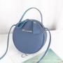Hot Sale Litchi Pattern Small Round Bag Ladies Handbags 2023 PU Leather Small Shoulder Crossbody Bag Wholesale Factory