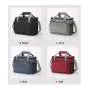 Custom Printed Leakproof Insulated Tote Cooler Bag Big waterproof Thermal Shoulder Strap Double Deck Reusable PEVA Lunch Bag