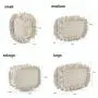 Personalized Logo Basic X-Large Pink Green Beige Ruffled Travel Makeup Pouches Gingham Pouch Bag Ruffle Cosmetic Toiletry Bag