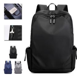 Gelory Factory  Custom Logo Travel Business School Bags 15.6 Inch USB Charging Port Waterproof Laptop Backpack For Men