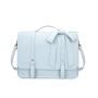 2021 Baby Blue British Style Women Vegan Handbags And Bow Design  Female Shoulder Bag Backpack  Handbags