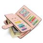 Custom Vegan Leather Coin Purse Long Designer Women Wallet Direct Factory Oil Wax Multi Card Wallets